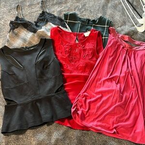 Bundle of 6 gorgeous tops xs/s/00